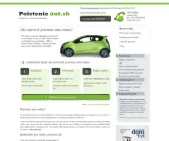 Poistenie-Aut.sk(Poistenie auta online) Screenshot