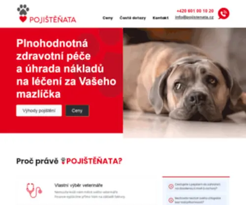 Pojistenata.cz(Pojištěňata.cz) Screenshot