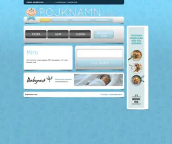 Pojknamn.com(Namnge ditt barn) Screenshot