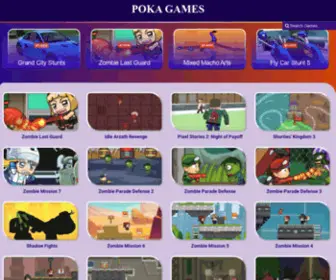 Pokagames.com(Relax cool with Poka HTML5 Games at School Anytime. Poka Games) Screenshot