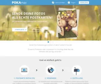 Pokamax.com(Postkarten Einfach verschicken) Screenshot