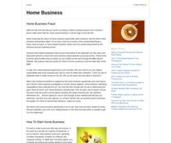 Pokchamb.org(Setting up a new home business successfully) Screenshot