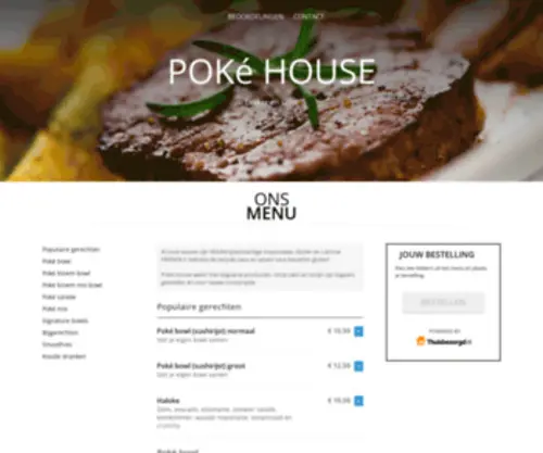 Poke-House-Arnhem.nl(Poké House) Screenshot