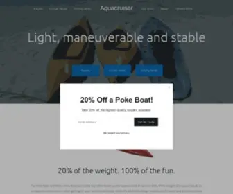 Pokeboat.com(Kayaks, Canoes, SUPs Online) Screenshot