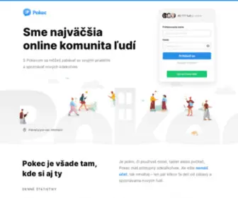 Pokec.cz(Chat, kde je vždy najviac ľudí) Screenshot