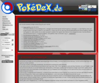 Pokedex.de(Hier findet ihr einen ausführlichen Pokédex für alle Editionen auf dem Game Boy (Color/Advance)) Screenshot