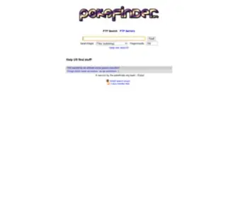 Pokefinder.org(C64 FTP Search @) Screenshot