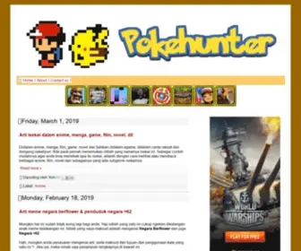 Pokehunter.com(Google) Screenshot