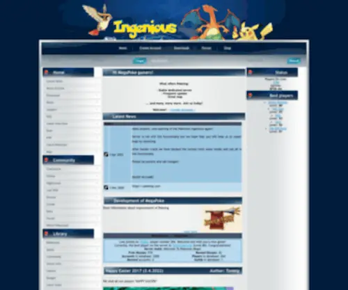 Pokeing.com(¨MegaPoke¨) Screenshot