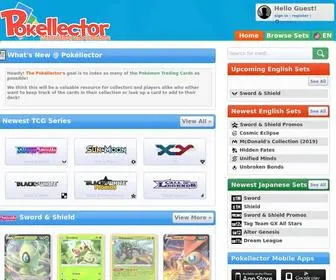 Pokellector.com(Pokéllector) Screenshot
