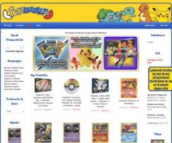 Pokemarket.dk(Alt inden for Pokemon) Screenshot