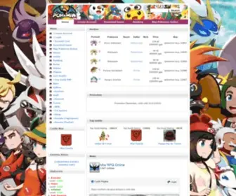 Pokemon-Miw.com(Pokemon Online) Screenshot