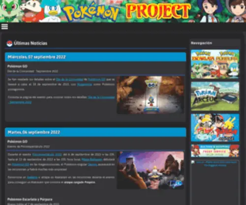 Pokemon-Project.com(Pokémon Project) Screenshot