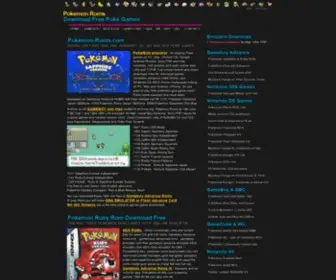Pokemon-Roms.com(Download PoKeMoN games all Gen Pokemon®) Screenshot