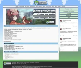 Pokemon-World-Online.com(Pokemon world online (pwo)) Screenshot
