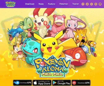 Pokemonaloha.com(Join trainers who have gathered from around the world in Pokémon Aloha) Screenshot