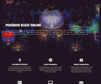 Pokemonblazeonline.com(Pokémon Blaze Online) Screenshot