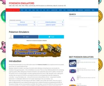 Pokemonemulators.com(Pokemon Emulators) Screenshot