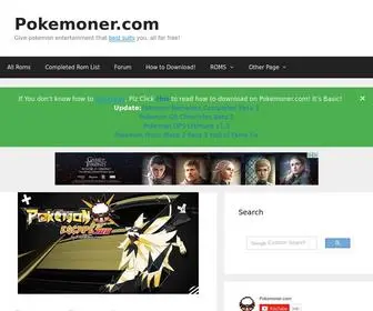 Pokemoner.com(All for free) Screenshot