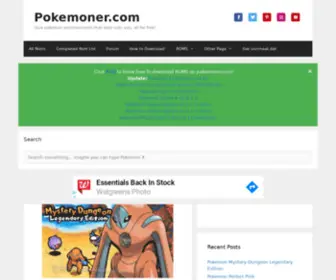 Pokemoner.net(Clone Site) Screenshot