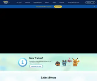 Pokemongolive.com(Pokémon) Screenshot