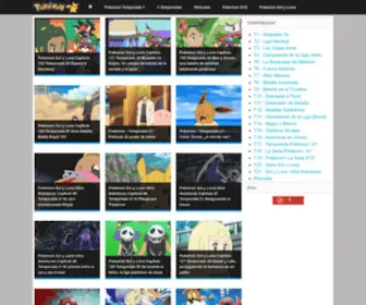 Pokemonlatinotv.com(Pokemon Online Latino) Screenshot