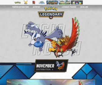 Pokemonlegendary.com(Pokemonlegendary) Screenshot