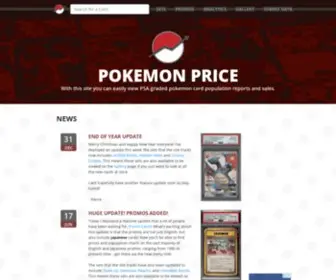 Pokemonprice.com(Pokemon Price) Screenshot