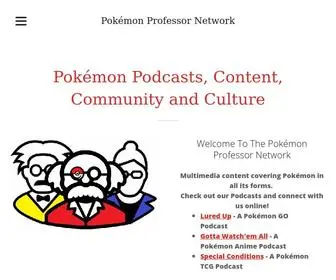 Pokemonprofessor.com(Pokémon Professor) Screenshot