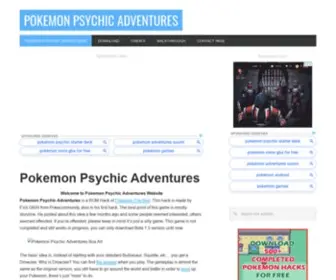 Pokemonpsychicadventures.com(Pokemon Psychic Adventures GBA ROM Hack) Screenshot