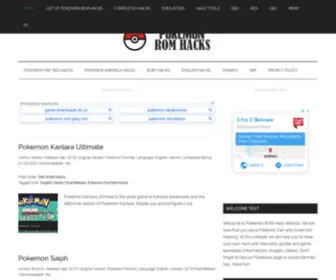 Pokemonromhack.com(Pokemon ROM Hacks) Screenshot