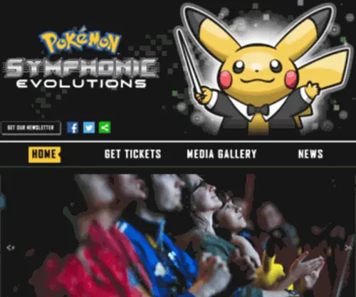 Pokemonsymphony.com(Pokemonsymphony) Screenshot