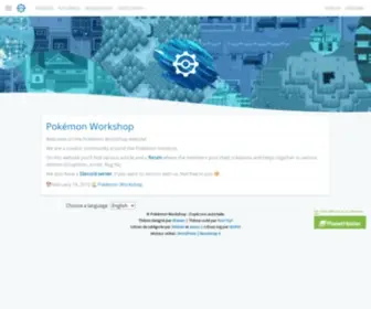 Pokemonworkshop.fr(Pokémon) Screenshot