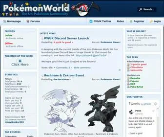 PokemonWorld.org.uk(PokemonWorld) Screenshot