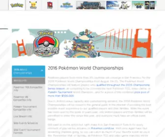 PokemonWorldchampionships.com(Pokémon World Championships 2013) Screenshot