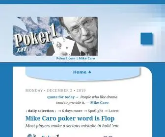 Poker1.com Screenshot