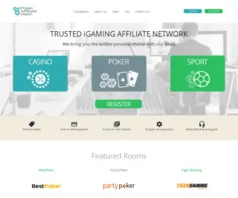 Pokeraffiliateware.com Screenshot