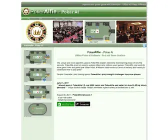 Pokeralfie.com Screenshot