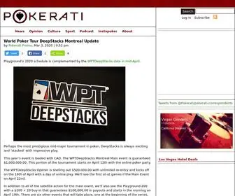 Pokerati.com Screenshot