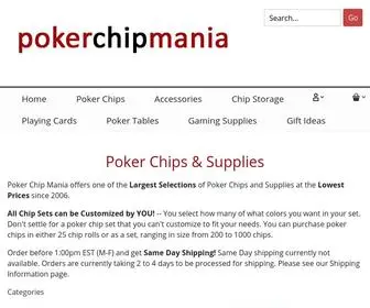 Pokerchipmania.com Screenshot