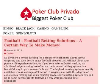 Pokerclubprivado.com Screenshot