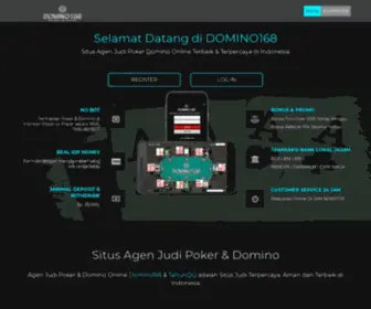 Pokerdomino168.com Screenshot