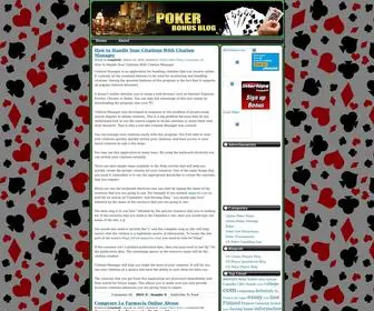 Pokerdotcombonus.com Screenshot