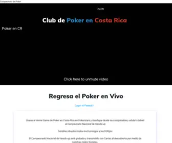 Pokerencostarica.com Screenshot