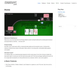 Pokerhost.co Screenshot