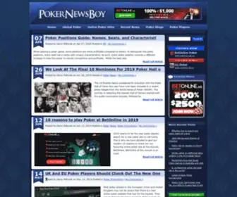 Pokernewsboy.com Screenshot