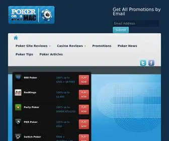 Pokeronamac.com Screenshot