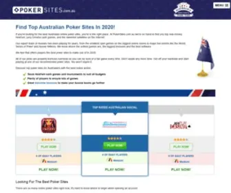 Pokersites.com.au Screenshot