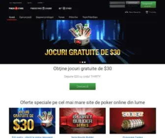 Pokerstars.ro Screenshot