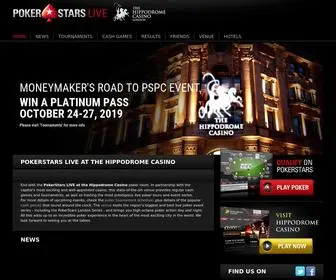 Pokerstarslondon.com Screenshot
